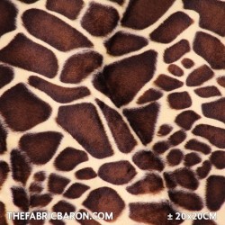 Velboa - Giraffe Dark Brown