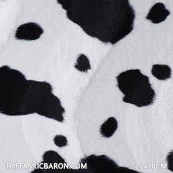 Velboa - Cow Black White