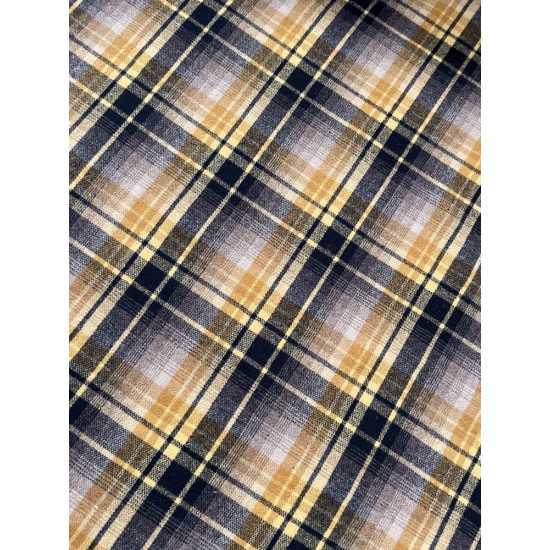 Checked Fabric - Black/Grey/Beige