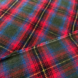 Checked Fabric - Red/Green/Cobalt