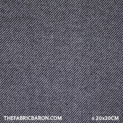 Tweed (Herringbone) - Diagonal Black White