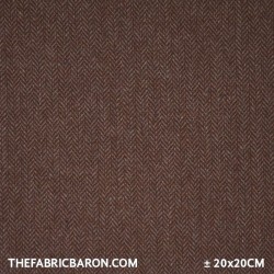Tweed (Herringbone) - Middle Brown