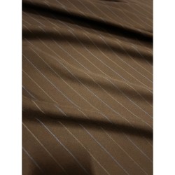 Stripes (Stretch) - Brown Str2Cm Gr Bl