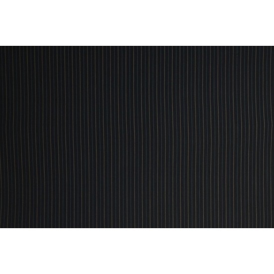 Stripes (Stretch) - Black Dark Stripe