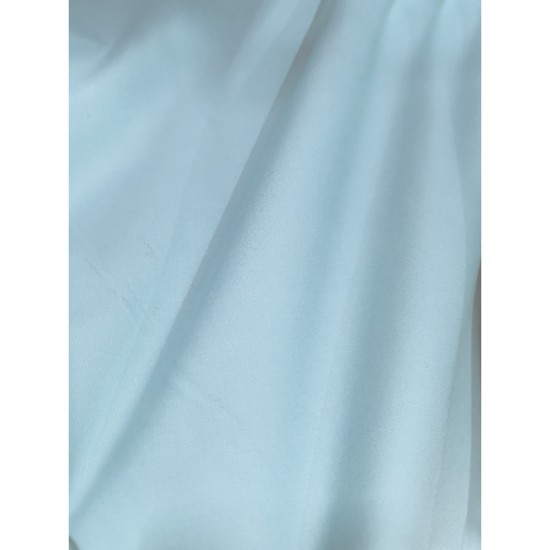 Satin Cotton Stretch - Light blue