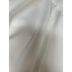 Satin Cotton Stretch - White