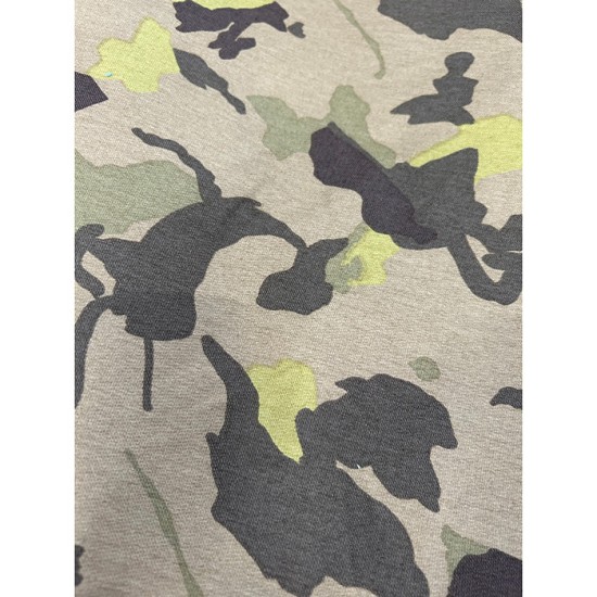 Camouflage Design Fabric - Army Green