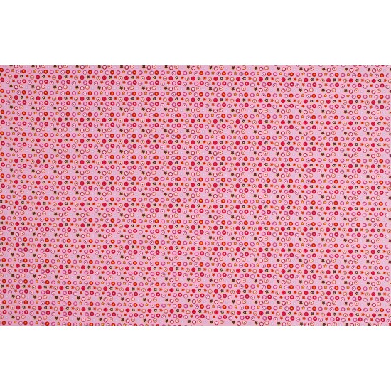 Children's Fabric - Flower In Bulb Pink