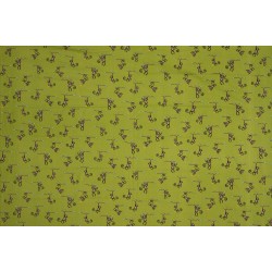Children's Fabric - Monkeys Lime