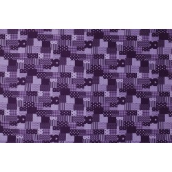 Tissu Pour Enfants - Tissu patchwork violet Lila