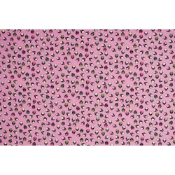Children's Fabric - Pinguin Pink