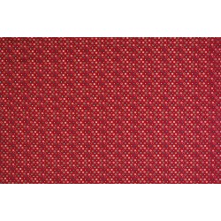 Children's Fabric - Stars In Cookie Red