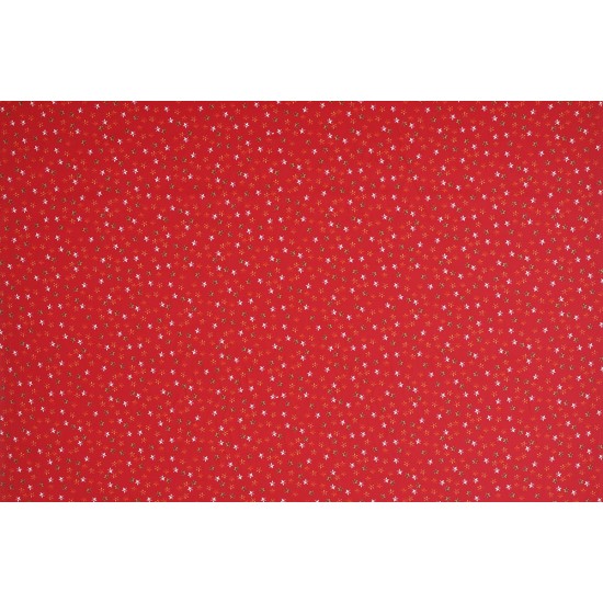 Children's Fabric - Stars Red