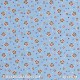 Children's Fabric - Monkey Blue