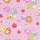 Children's Fabric - Bear Apple Pink