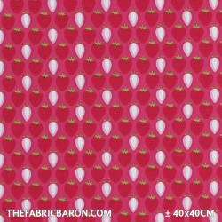 Children's Fabric - Strawberry Fuchsia