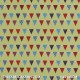 Children's Fabric - Flags Lime