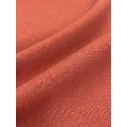Linen Fabric - Evening Red