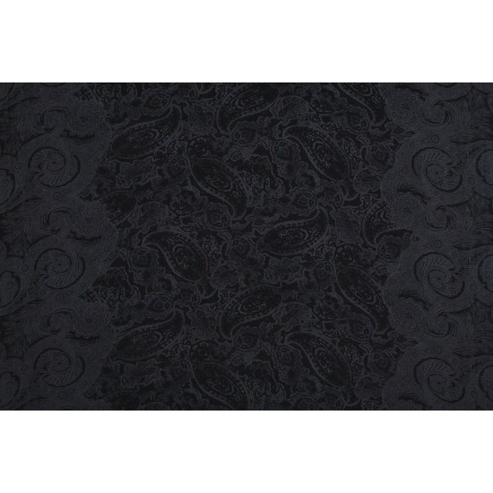Jersey imprimé lisse - Fantasy de bord noir brun