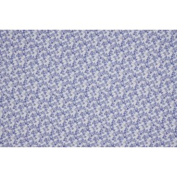 Jersey Printed Smooth - Hearts Delft Blue