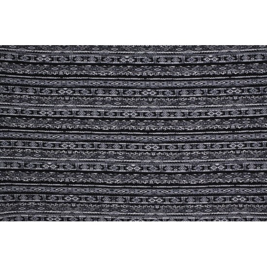 Jersey imprimé lisse - Égypte norvégien Black Grey