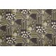 Jersey Printed Smooth - Patchwork Yellow Taupe