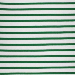Jersey Stripes - White Green