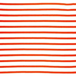 Jersey Stripes - White Orange