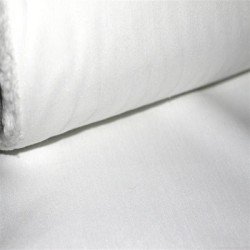 Bleached Cotton White Twill (Stretch)