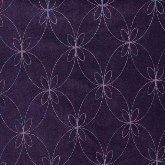 Tissu Polaire - Purple Butterfly