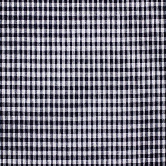 Gingham - Navy 4mm