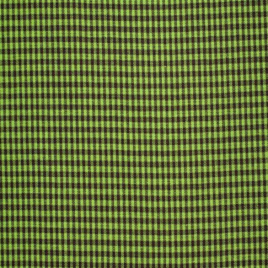 Gingham - Brown / Lime 2mm