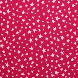 Star Fabric - Fuchsia Pink