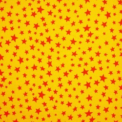 Star Fabric - Yellow Orange