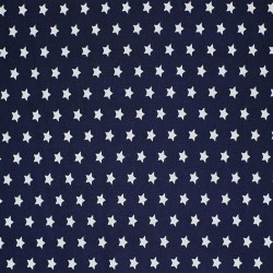 Star Fabric - Navy 9 mm