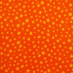 Star Fabric - Orange Yellow