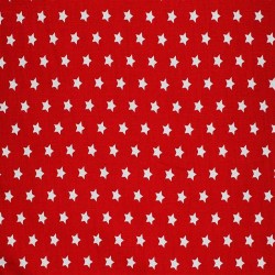 Star Fabric - Red 9 mm