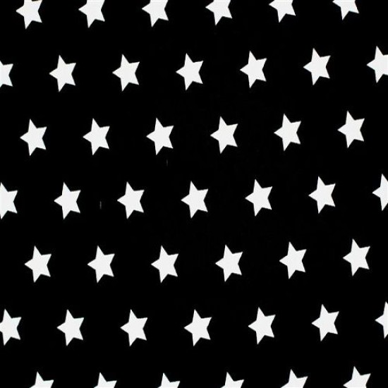 Star Fabric - Black 20 mm