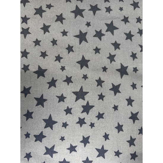 Tissu étoile - Gris 20 mm
