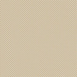 Polka Dot Fabric - Beige / White 2mm
