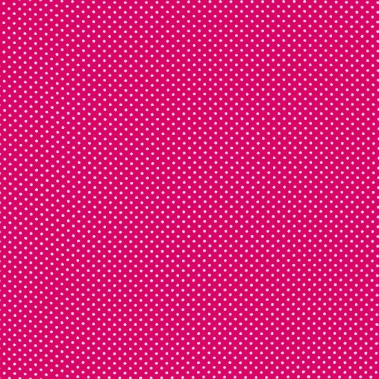 Polka Dot Fabric - Fuchsia / Pink 2mm