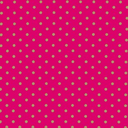 Polka Dot Fabric - Fuchsia / Lime 7mm