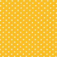 Polka Dot Fabric - White / Black 18mm