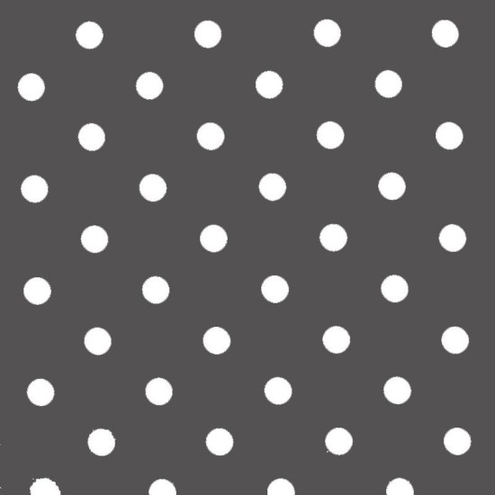 Polka Dot Fabric - Black / White 7mm