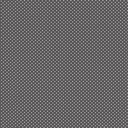 Polka Dot Fabric - Grey / White 2mm
