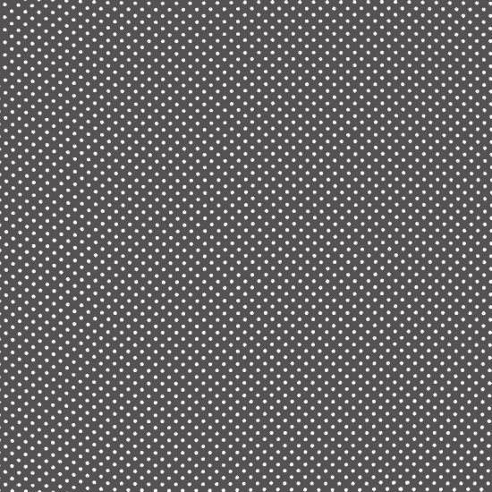 Polka Dot Fabric - Grey / White 2mm