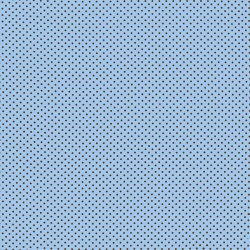 Polka Dot Fabric - Light Blue / Brown 2mm