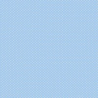 Polka Dot Fabric - Light Blue / White 2mm