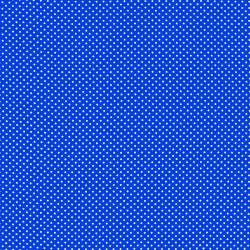 Polka Dot Fabric - Cobalt / White 2mm
