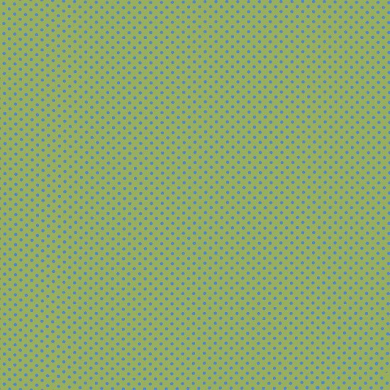Polka Dot Fabric - Lime / Aqua 2mm